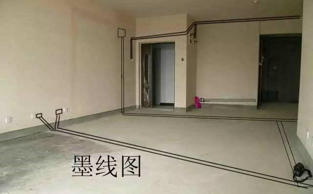 室內布線黑線開線槽