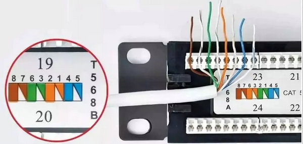 國際常規(guī)標(biāo)準(zhǔn)線序卡入打線夾