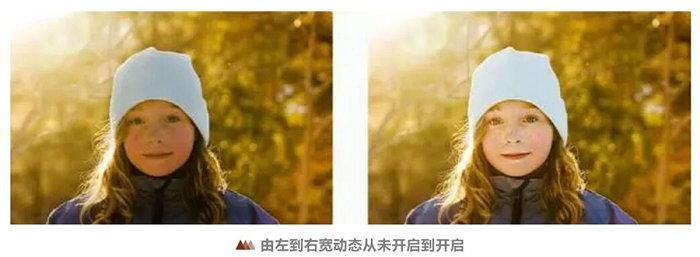 網絡攝像頭寬動態調節對比圖