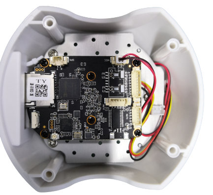 涂鴉智能2.5寸WIFI監控小球機前蓋加工
